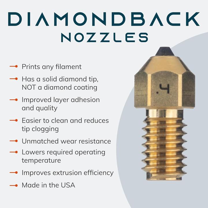 Immagine prodotto E3D Online E3D DiamondBack Creality Spider Ugello compatibile (Accessori)