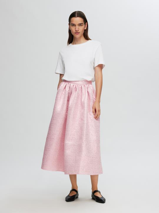 Produktbild Selected Femme Metallic Jacquard Maxirock (36)