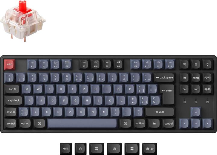 Image du produit Keychron K8 Pro (CH, Filaire, Sans fil)
