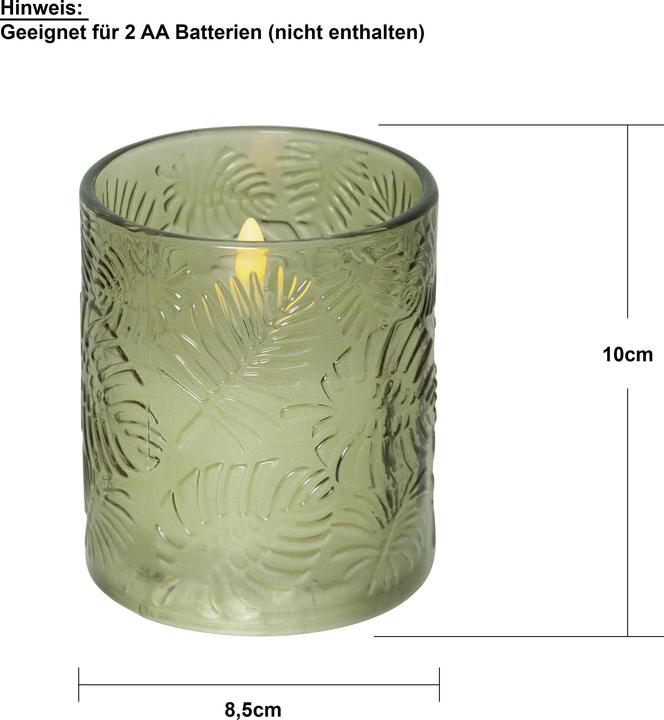 Produktbild Star Trading LED Pillar Kerze Flamme Leaf (1 x)