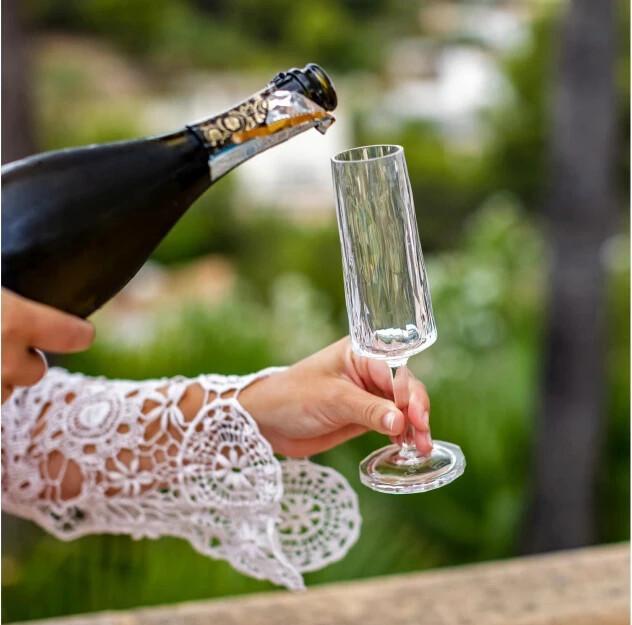 Immagine prodotto Koziol Bicchiere da champagne Superglas Club No. 14, 100 ml, 2 pezzi (10 cl, 2 Occhiali, Bicchieri da champagne)