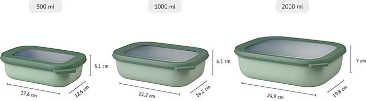 Produktbild Mepal Frischhaltedosen Set 3tlg. (3.50 l)