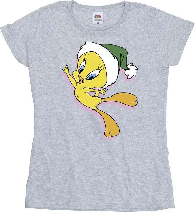 Looney Tunes Tweety Christmas Hat TShirt (XXL)