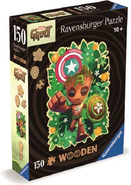 Actual product image Ravensburger WOODEN Puzzle 12001459 - Groot - 150-piece contour wooden puzzle with sturdy (150 pieces)