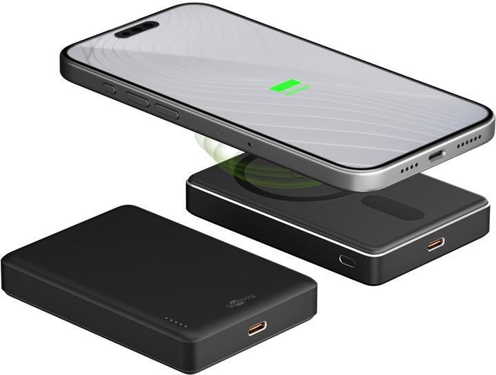 Produktbild Goobay Magnetische Wireless Powerbank 10.000 mAh (10000 mAh, 20 W)