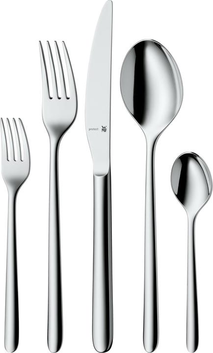 WMF Besteck Besteckset 6 Personen Flame 30tlg Monobloc-Messer Edelstahl poliert (30 Stück, Besteck Set)