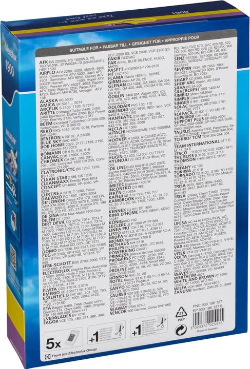 Image du produit Menalux 9001961276 1900 Sacs pour aspirateurs (5 x)