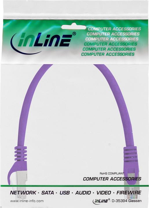 Actual product image InLine Network cable (SF/UTP, CAT5e, 0.30 m)