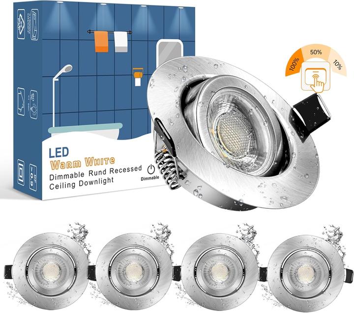 Wowatt 5er-Set LED-Einbaustrahler (700 lm)