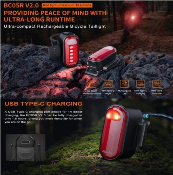 Image du produit Fenix BC05R V2.0 (15 lm, 15 lm)