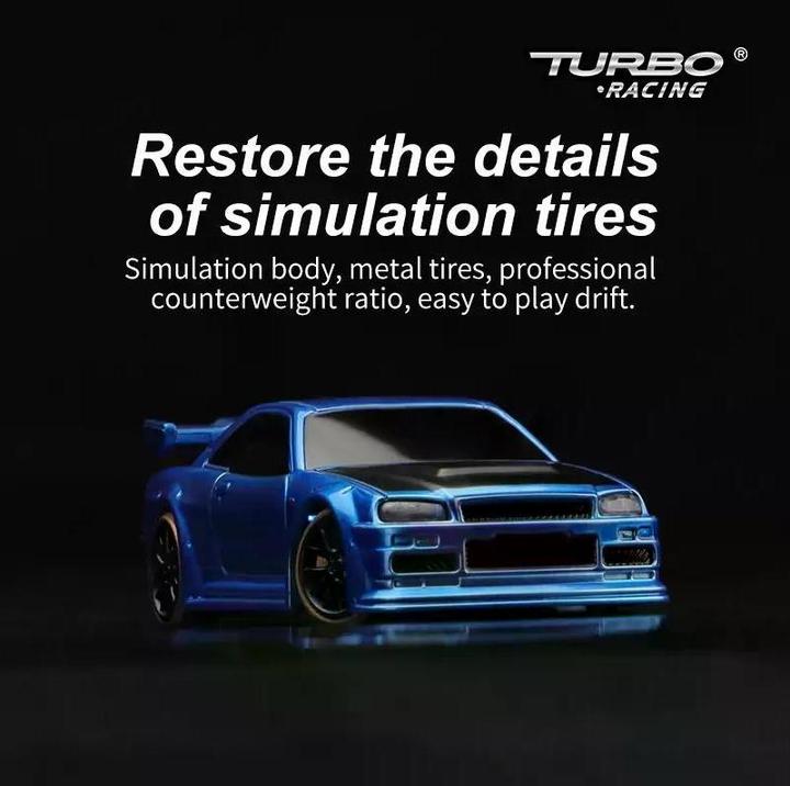 Immagine prodotto Turbo Racing Micro Drift C64 (RTR pronto all'uso)