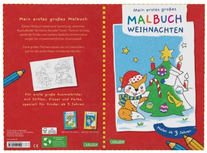 Image du produit Mon premier grand livre de coloriage : Noël