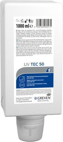 PGP GREVEN® UV TEC 50 Sonnenmilch 1,0 l (Sonnenmilch, SPF 50, 1000 ml)