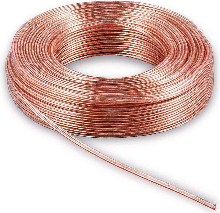 Immagine prodotto Shiverpeaks S/CONN cavo per altoparlanti a massima connettività 1,5mm² 48x0,20 CCA trasparente 50m (50 m, 1.50 mm².)