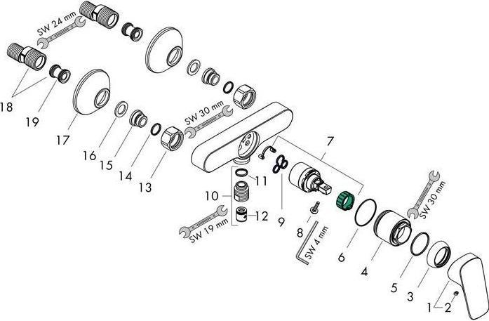 Produktbild hansgrohe Logis Chrom
