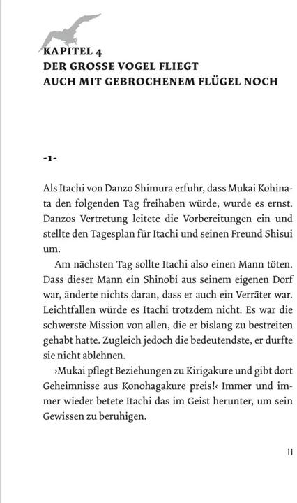Image du produit Naruto Itachi Shinden - Buch der finsteren Nacht (Nippon Novel) (Allemand, Takashi Yano, 2017)
