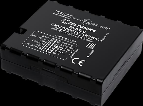 Image du produit Teltonika FMB120 Tracker GNSS/GSM/Bluetooth avec antenne GNSS/GSM interne et gestion de flotte par batterie
