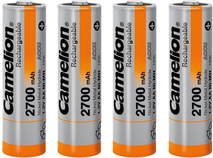 Actual product image Camelion NH-AA2300BP4 - Rechargeable battery - nickel metal hydride (NiMH) - 1.2 V - 4 S (4 pcs., AA, 2300 mAh, Rechargeable battery)