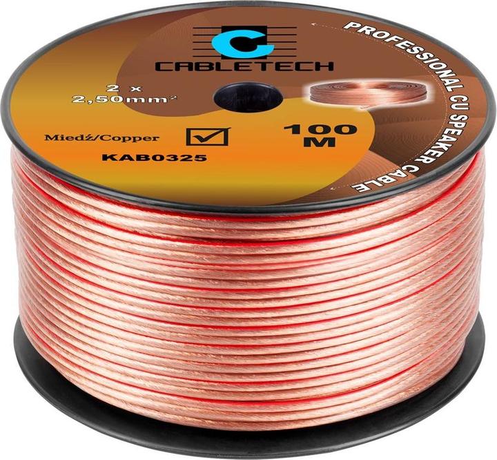 Produktbild Cabletech Lautsprecherkabel 2,5 mm 1 m (1 m, 2.50 mm²)