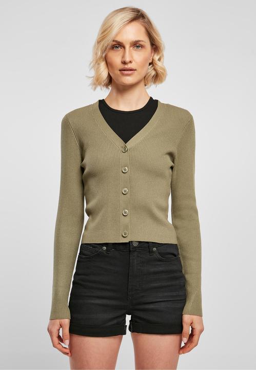 Immagine prodotto Urban Classics Cardigan corto a costine da donna - 16980 (XXL)