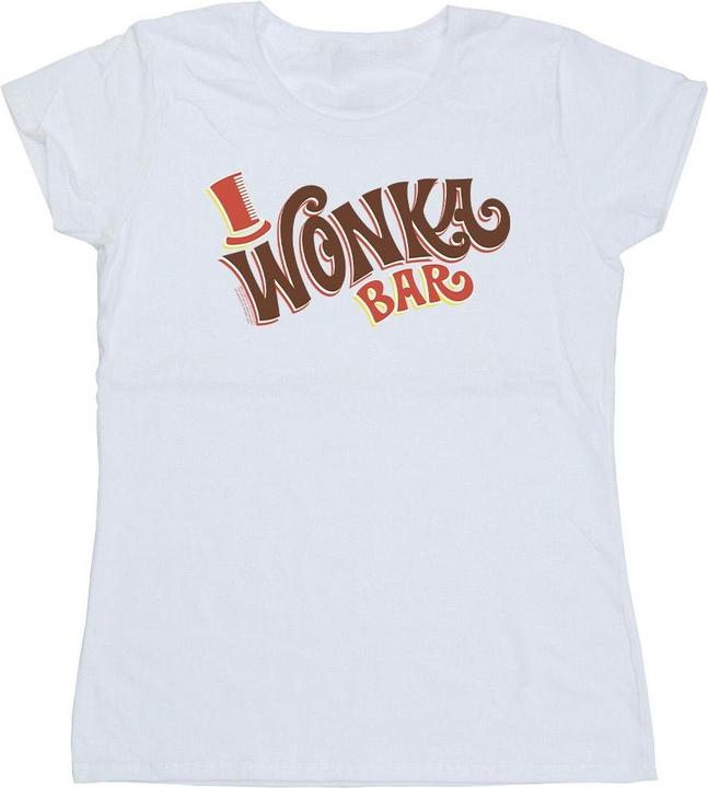 Immagine prodotto Willy Wonka & the Chocolate Factory Bar Logo Maglietta Donna (M)