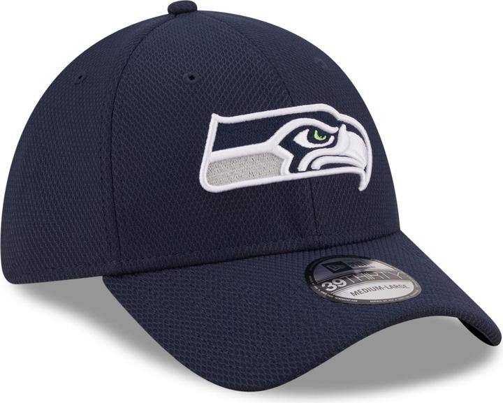 Actual product image New Era 39Thirty Diamond Cap - Seattle Seahawks navy - M/L (M/L)