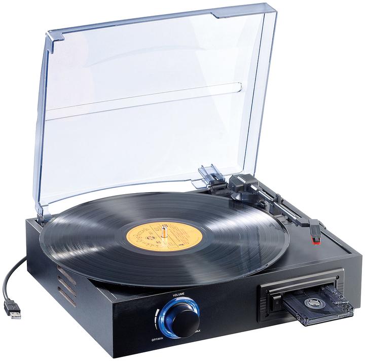 Produktbild Q-Sonic USB-Platten- & Kassetten-Spieler inkl. Audio Restaurator 10 (Manuell)