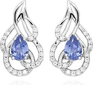 Image du produit Silver Cat Boucles d'oreilles en argent avec tanzanites synthétiques SC470