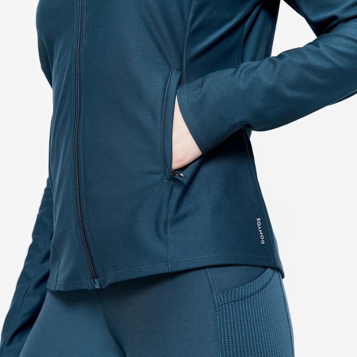 Immagine prodotto Domyos Giacca da allenamento da donna con zip - blu (XL)