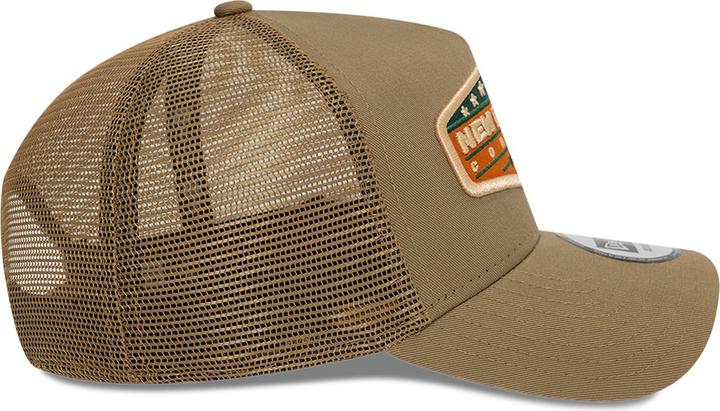 Produktbild New Era A-Frame Mesh Trucker Cap - Vintage Brand Khaki (One Size)