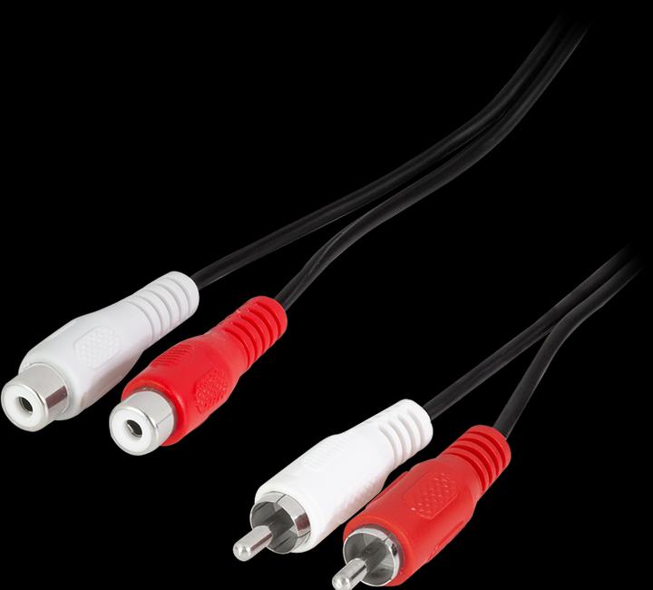 Actual product image LogiLink CA extension cable (5 m, Cinch)