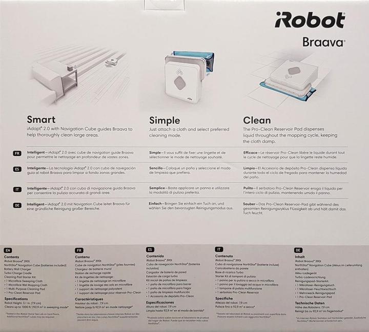 Actual product image iRobot Braava 390 T (Mopping robot)