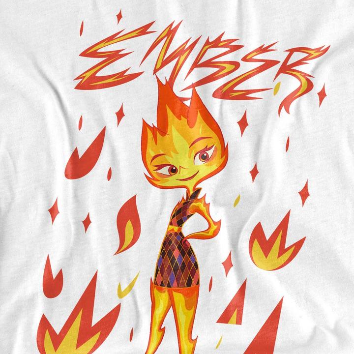 Immagine prodotto Maglietta Ember (Personaggio) Fuoco Adulto Unisex (XXL)