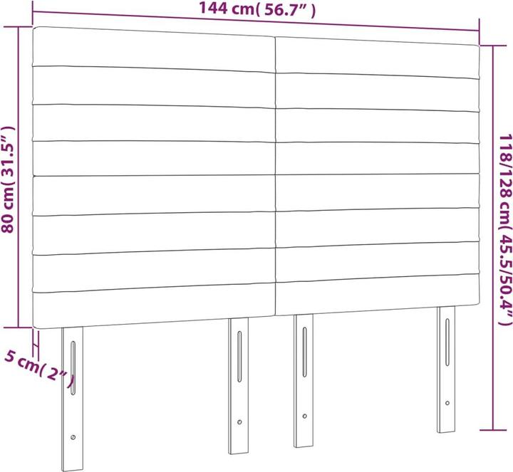 Actual product image VidaXL Daria (144 x 5 x 128 cm)