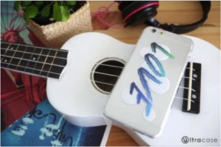Actual product image Ultra Case 'Love' Case for iPhone 6/6S Transparent/Multicolor (Apple iPhone 6, Apple iPhone 6s)