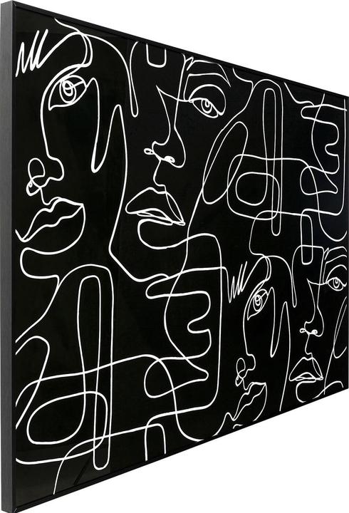 Image du produit Kare Design Tableau encadré Faccia Arte Drawing 150x100cm (150 x 100 cm)