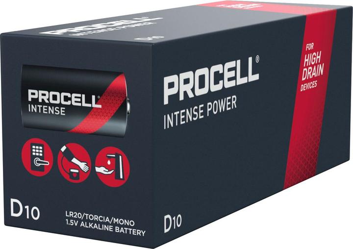 Immagine prodotto Duracell Alkaline, Mono, D, LR20 (10 pz., D, 15.66 mAh)