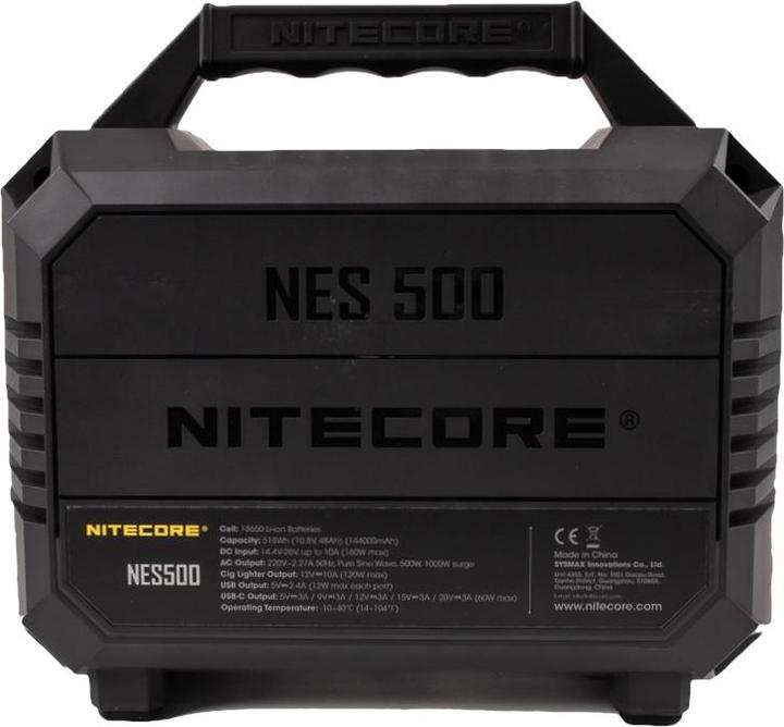 Actual product image Nitecore NES500 portable power generator for outdoors (518 Wh)