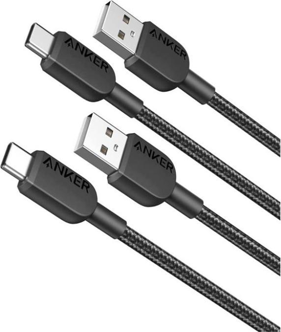 Actual product image Anker 310 USB-A to USB-C Cable 2-Pack (0.90 m)