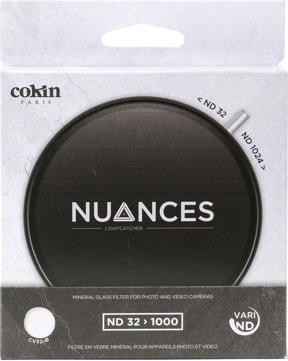 Immagine prodotto Cokin Filtro Nuances Vario ND-X 32-1000 62 mm (Filtri graduati grigi, 62 mm)