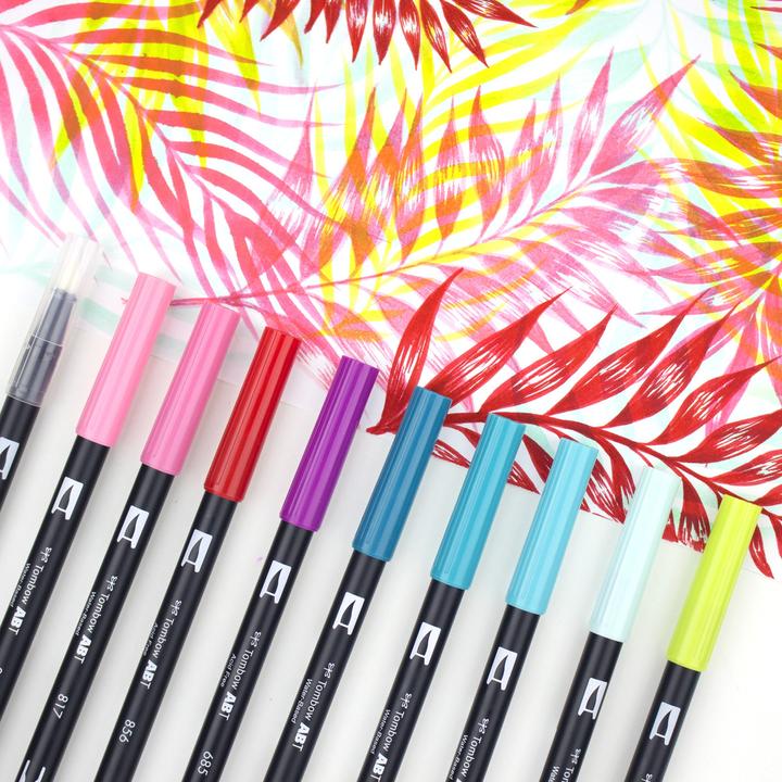 Actual product image Tombow ABT Dual Brush Pen, shades of grey (Black grey, 12 x)