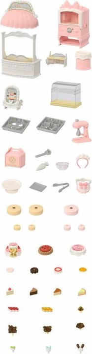 Produktbild Sylvanian Families Dorfkonditorei Set für Starter Haus