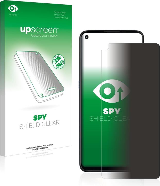 Actual product image upscreen Spy Shield Privacy Protector (1 Piece, Motorola Moto G9 Plus)