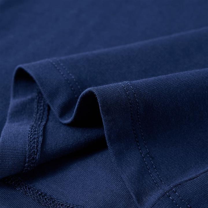 Immagine prodotto VidaXL Camicia da bambino a maniche lunghe blu navy 128,Materiale: 95 % cotone (128)