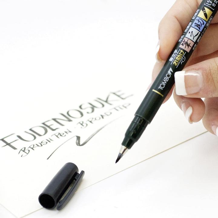 Produktbild Tombow Kalligraphie-Stift WS-BH / BS (Schwarz, 2 x)