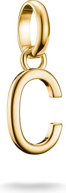 Thomas Sabo Charm-Anhänger Buchstabe C Connect vergoldet (Silber 925)