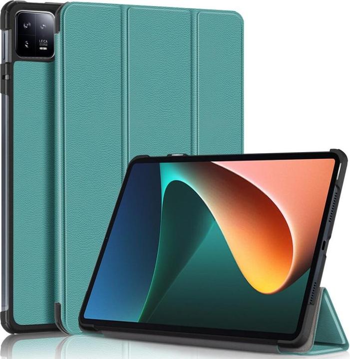 Cover-Discount Xiaomi Pad 6 - Custodia Smart Tri-fold verde (Xiaomi Pad 6, Xiaomi Pad 6 Pro)