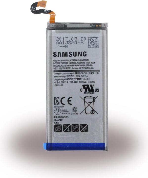 Actual product image Samsung EB-BG950ABA (Rechargeable battery, G950F Galaxy S8)