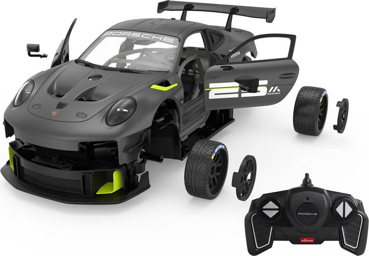 Immagine prodotto Jamara Porsche 911 GT2 RS Clubsport 25 1:18 kit grigio 2.4 GHz