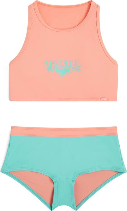 Coral Pink Colour Block